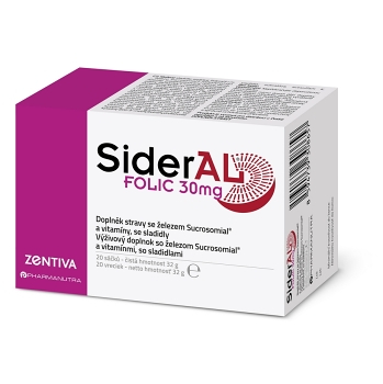 SIDERAL Folic 30 mg 20 sáčků