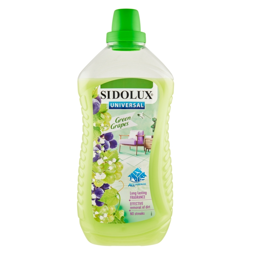 Levně SIDOLUX Universal Green Grapes prostředek na mytí všech omyvatelných povrchů 1 l