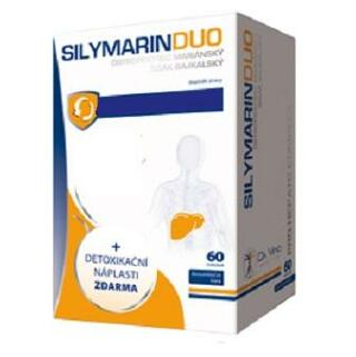 SILYMARIN Duo DaVinci 60 tobolek + Detoxikační náplasti ZDARMA