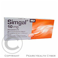 SIMGAL 10 MG  28X10MG Potahované tablety