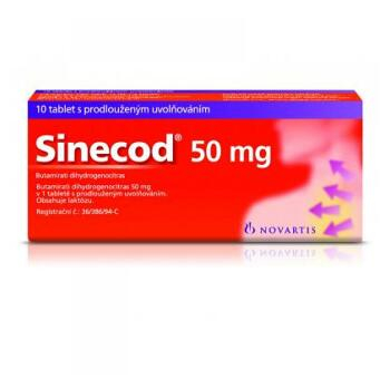 SINECOD 10X50 mg tablety s prodlouženým uvolňováním