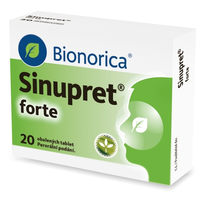 Levně SINUPRET Forte tablety 20 kusů