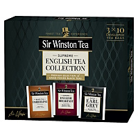 SIR WINSTON Kolekce černých čajů 3 x 10 sáčků