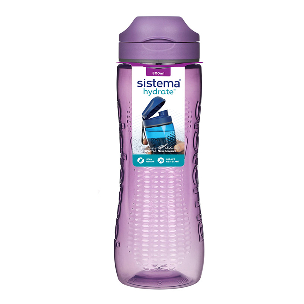 SISTEMA Hydrate Láhev Active Flip Top fialová 800 ml