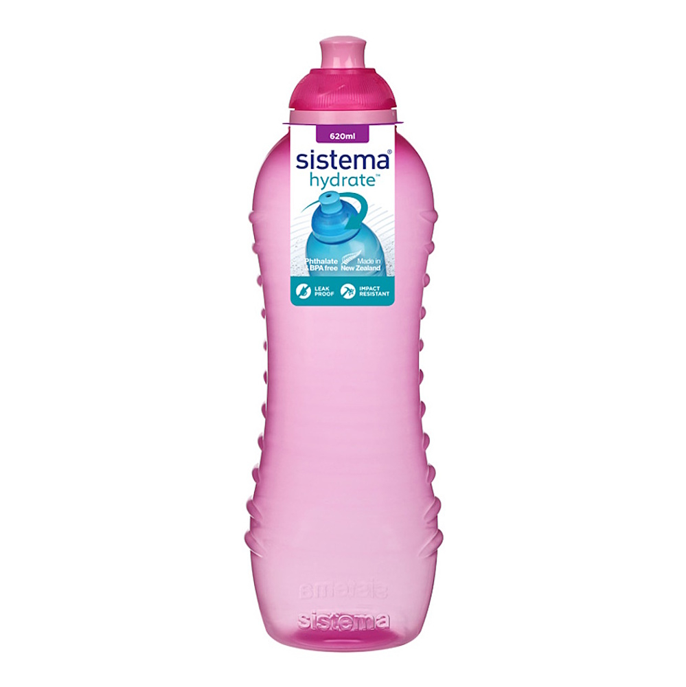 SISTEMA Hydrate láhev squeeze twist‘n’sip růžová 620 ml