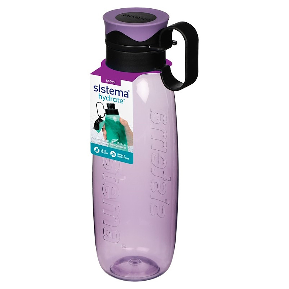 SISTEMA Hydrate Tritan láhev Traverse fialová 650 ml