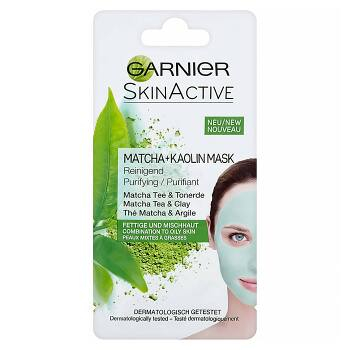 GARNIER Skin Active Čisticí kaolinová maska s výtažky čaje matcha a bílým jílem 8 ml
