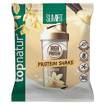 TOPNATUR Slim&Fit shake vanilka bez lepku 30 g (Proteinové nápoje)