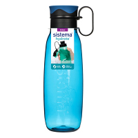 SISTEMA Hydrate Tritan láhev Traverse s brčkem modrá 650 ml