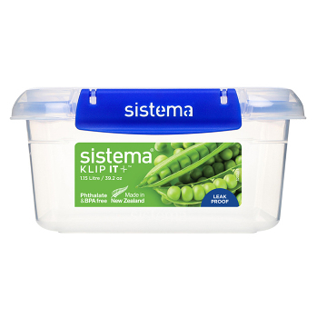 SISTEMA Klip It Plus Krabička na potraviny 2 klipy 1,15 l (Potravinové krabičky)