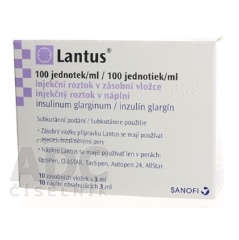 LANTUS 100 JEDNOTEK/ML SDR  10X3ML Injekční roztok