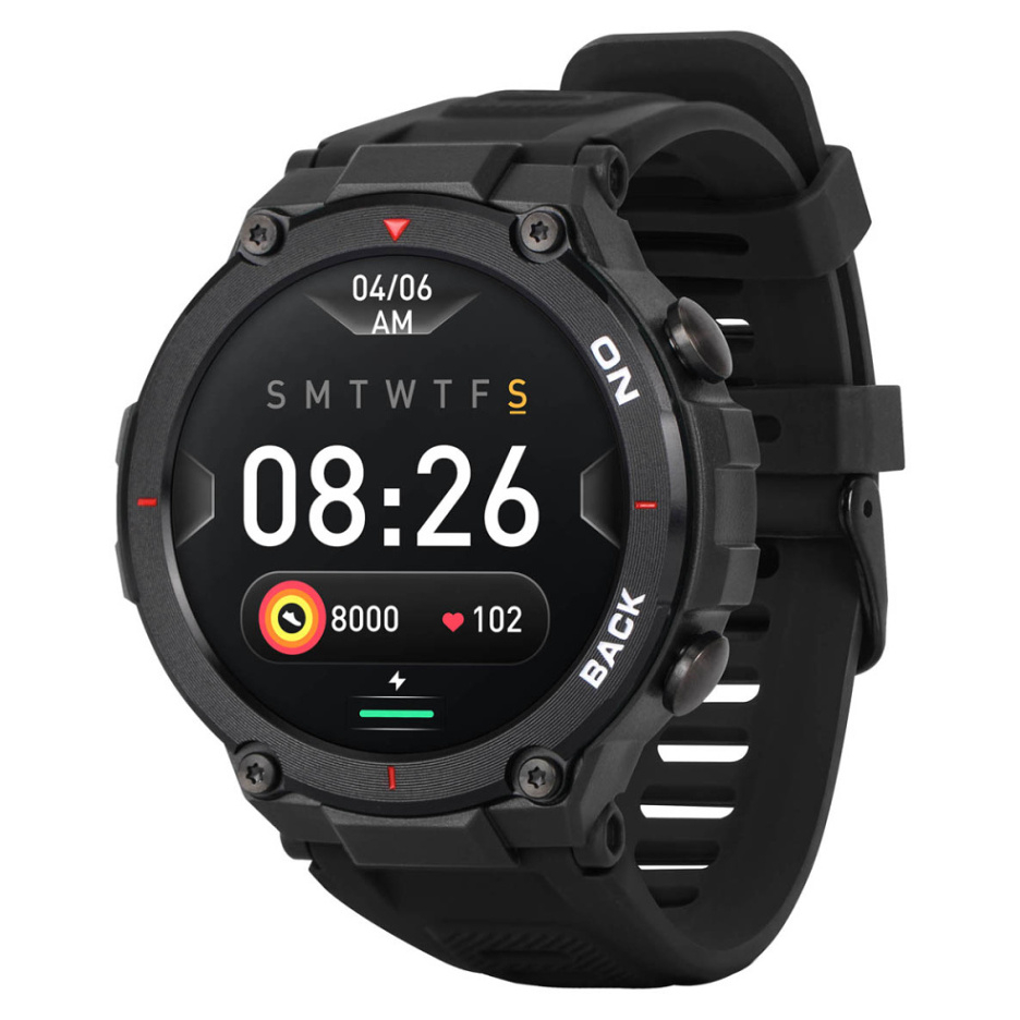 Levně GARETT ELECTRONICS Smartwatch GRS černá chytré hodinky