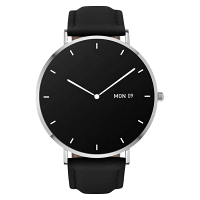 GARETT ELECTRONICS Smartwatch Verona stříbrná černý řemínek chytré hodinky