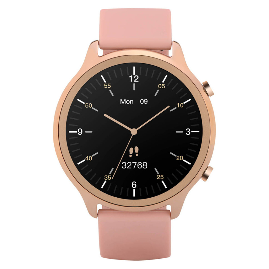 E-shop GARETT ELECTRONICS Smartwatch Veronica zlatá růžový řemínek chytré hodinky
