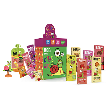 ŠNEK BOB Dětský box 382 g (Ovocné plátky)