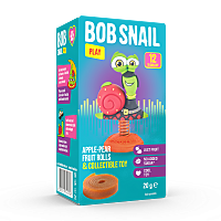ŠNEK BOB jablečno-hruškové rolky s hračkou 20 g