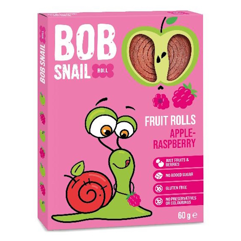 E-shop ŠNEK BOB jablečno-malinové rolky 60 g