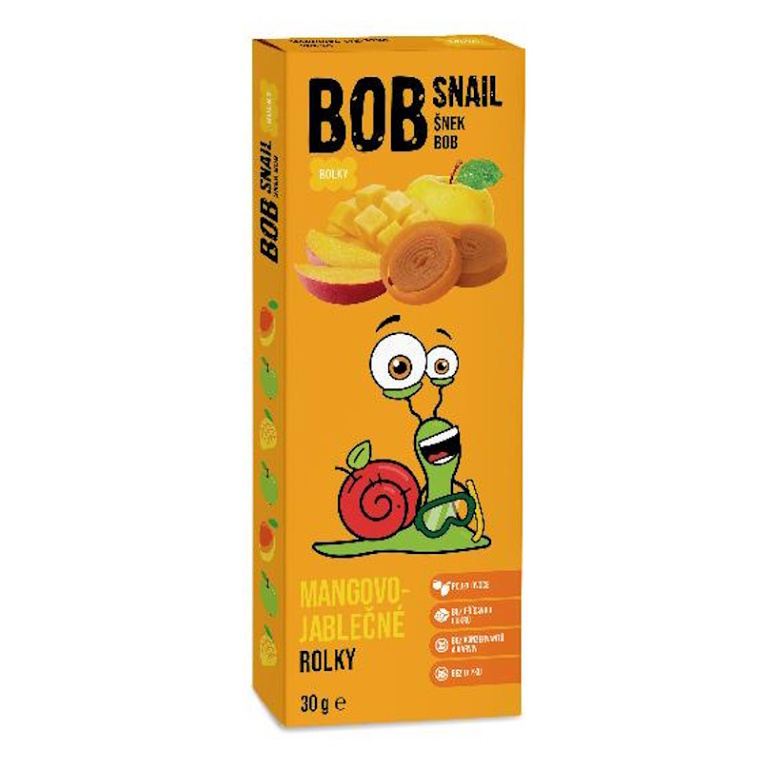 E-shop ŠNEK BOB mangovo-jablečné rolky 30 g