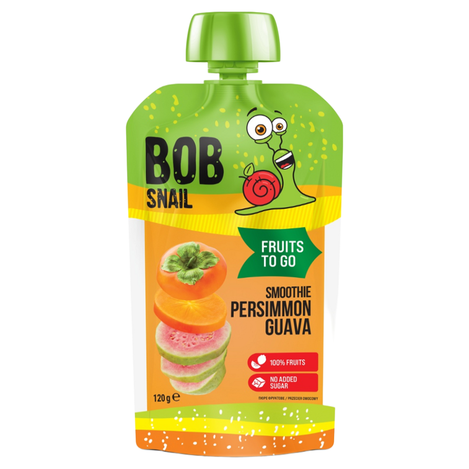 ŠNEK BOB Smoothie kaki a guava 120 g