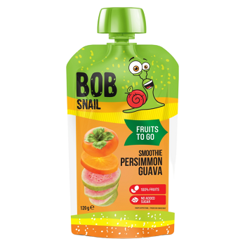 ŠNEK BOB Smoothie kaki a guava 120 g (Ovocné šťávy)