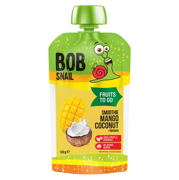 ŠNEK BOB Smoothie mango a kokos 120 g (Ovocné šťávy)