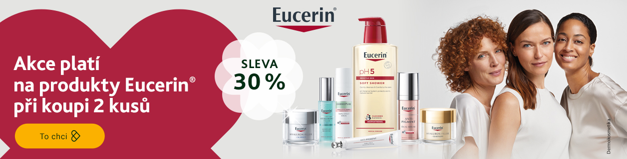 SLEVA 30 % na produkty EUCERIN