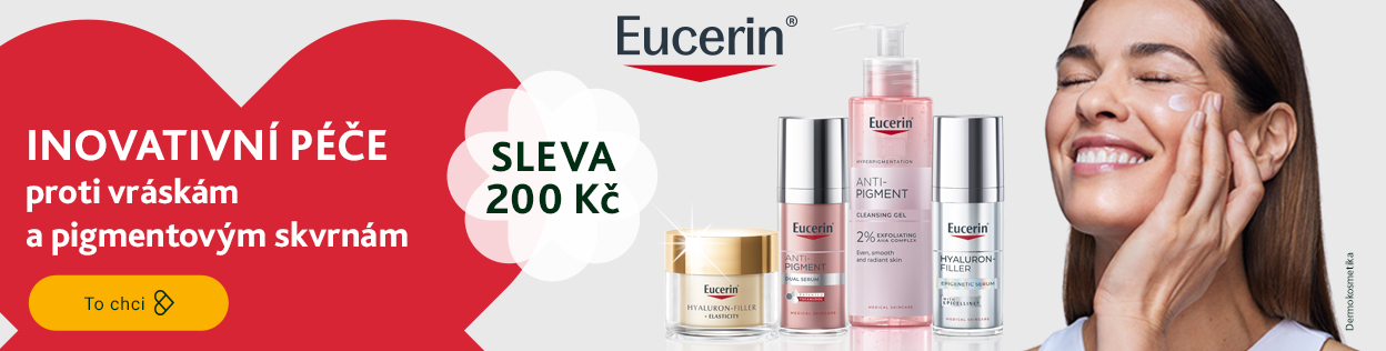 SLEVA 200 Kč na kosmetiku Eucerin