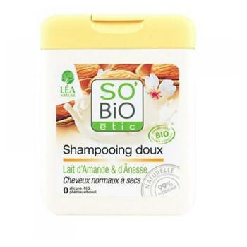 SO´BIO Bio Šampon jemný s obsahem mandlového a oslího mléka 250 ml