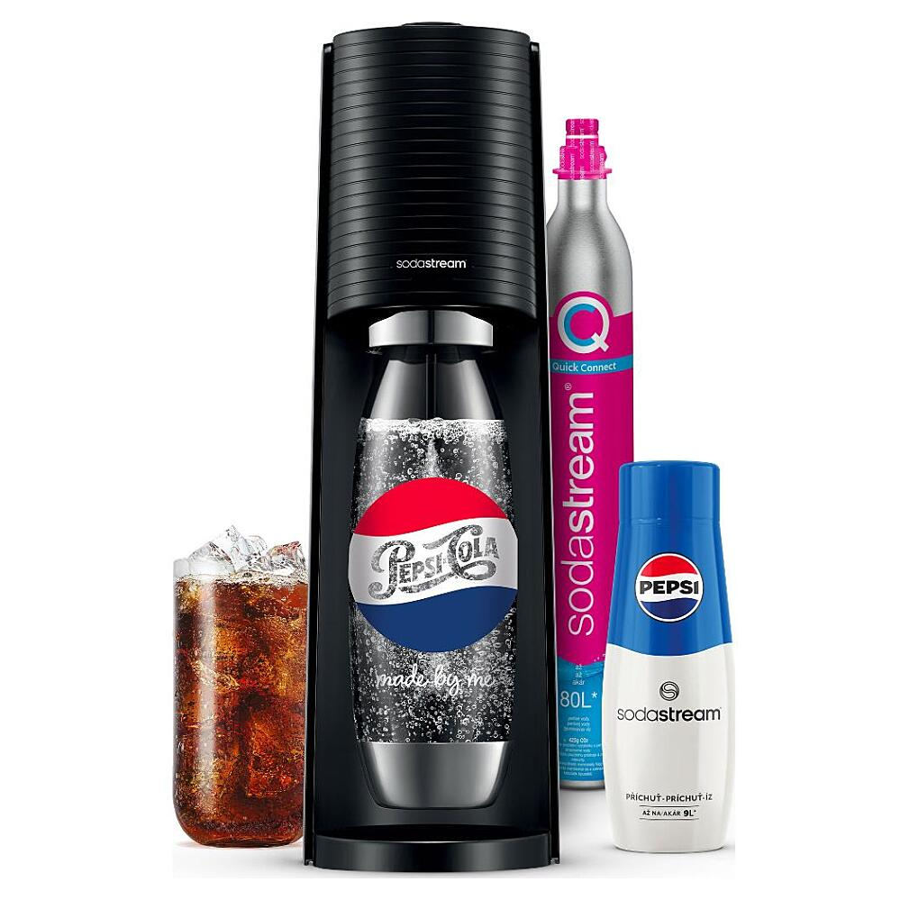 SODASTREAM Terra Black Pepsi Mpack výrobník perlivé vody