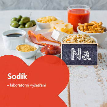 Sodík - laboratorní vyšetření (Stanovení hladiny vitamínů a minerálů)