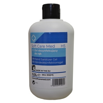 SOFT CARE MED H5 dezinfekční gel na ruce 500 ml