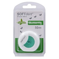SOFTDENT Butterfly Dentální nit s mátou 50 m