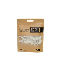 SOFTDENT ECO Dentální párátka s nití 50 ks