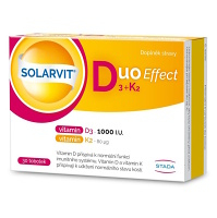 SOLARVIT Duo effect D3 1000 IU + K2 80 µg 30 tobolek