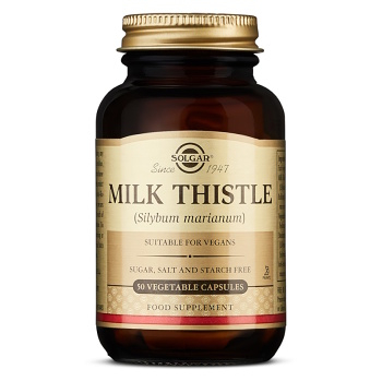 SOLGAR Ostropestřec mariánský 50 kapslí (Detoxikace jater, očista jater)