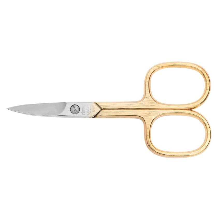 E-shop SOLINGEN Nůžky na nehty zahnuté zlacené 9 cm, 1 ks