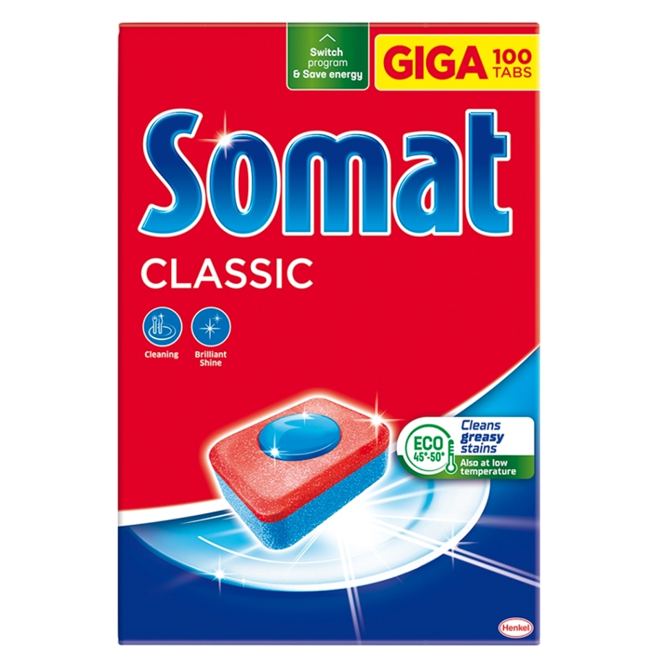 Levně SOMAT Tablety do myčky Classic Giga 100 kusů