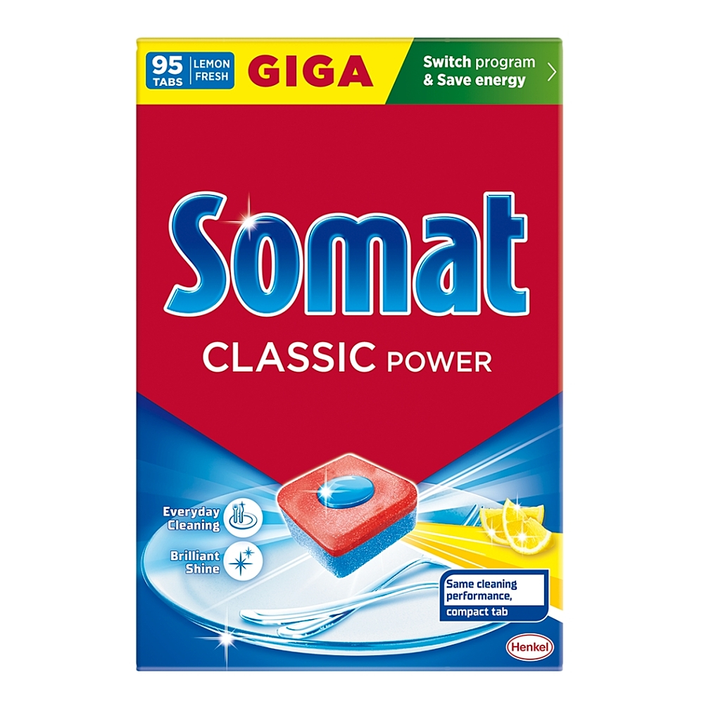 SOMAT Classic Power Tablety do myčky Lemon Giga 95 kusů