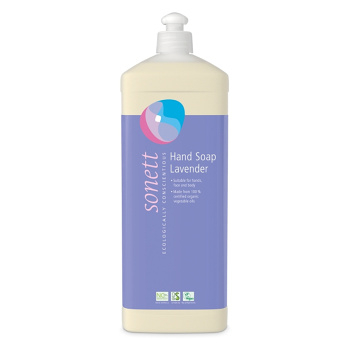 SONETT tekuté mýdlo na ruce levandule 1 l (Přírodní přípravky na sprchování a mytí) - Čistící