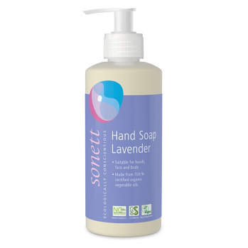 SONETT Tekuté mýdlo na ruce levandule 300 ml (Přírodní přípravky na sprchování a mytí) - Čistící