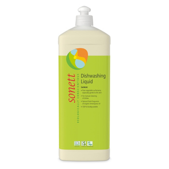 SONETT Tekutý prostředek na nádobí citrón 1 l (Ekologické přípravky na nádobí) - Čistící
