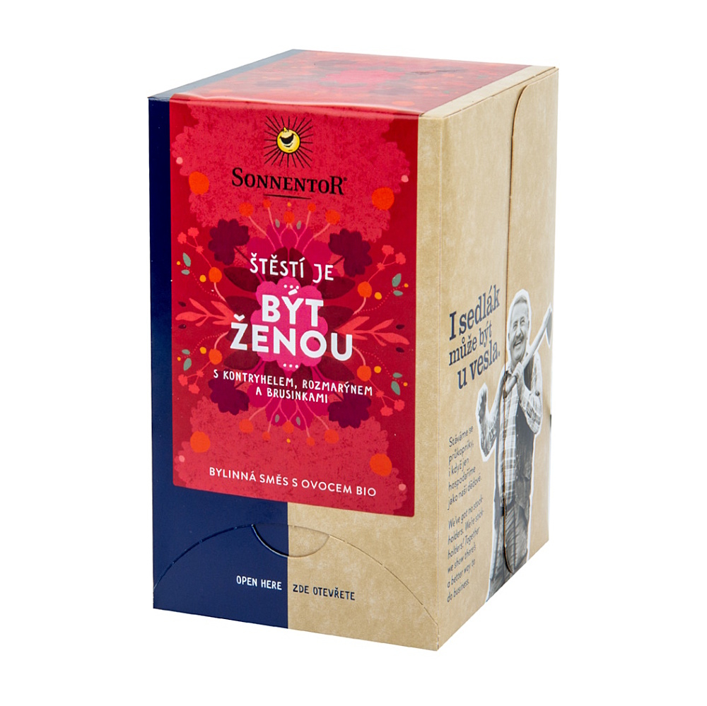 SONNENTOR Čaj být ženou BIO 18 sáčků