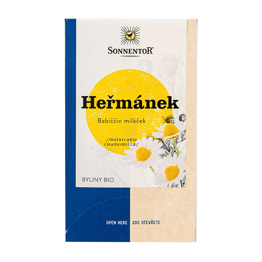 SONNENTOR Čaj heřmánek BIO 18 sáčků