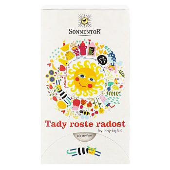 SONNENTOR Čaj tady roste radost BIO 18 sáčků (Bylinné čaje) - BIO