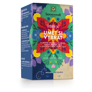 SONNENTOR Čaj umět si vybrat variace čajů BIO 20 sáčků (Bylinné čaje) - BIO, Bylinné