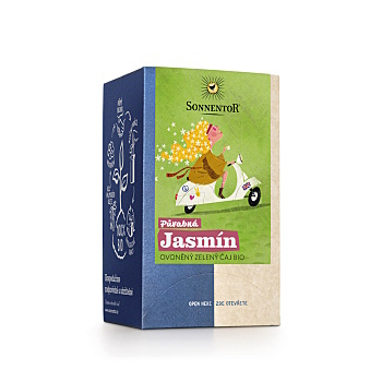 SONNENTOR Čaj zelený s jasmínem BIO 18 sáčků (Zelené čaje) - BIO