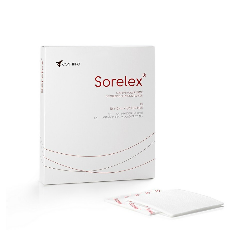 Levně SORELEX Antimikrobiální krytí 10x10cm 10ks