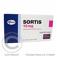 SORTIS 10 MG  30X10MG Potahované tablety