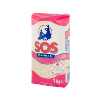 SOS Rýže dlouhozrnná Basmati 1 kg