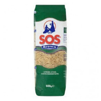 SOS Brown rýže hnědá 500 g